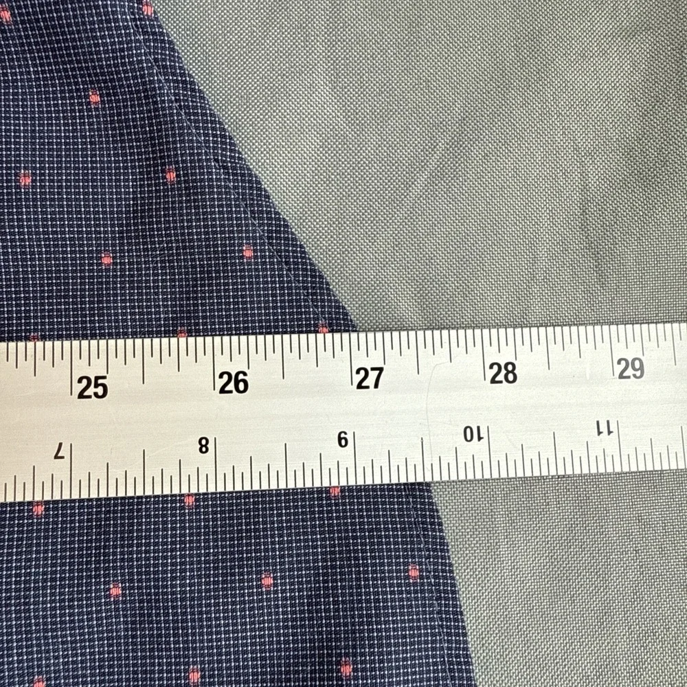 Banana Republic Navy Pink Tailored Slim Fit‎ Size Small 14x32 Long Sleeve
